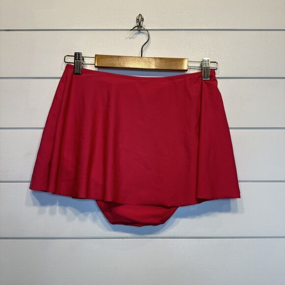 Kortni Jeane Swimsuit Small Medium Pink Black White Cut Out Flower Skirt Top - Picture 7 of 16